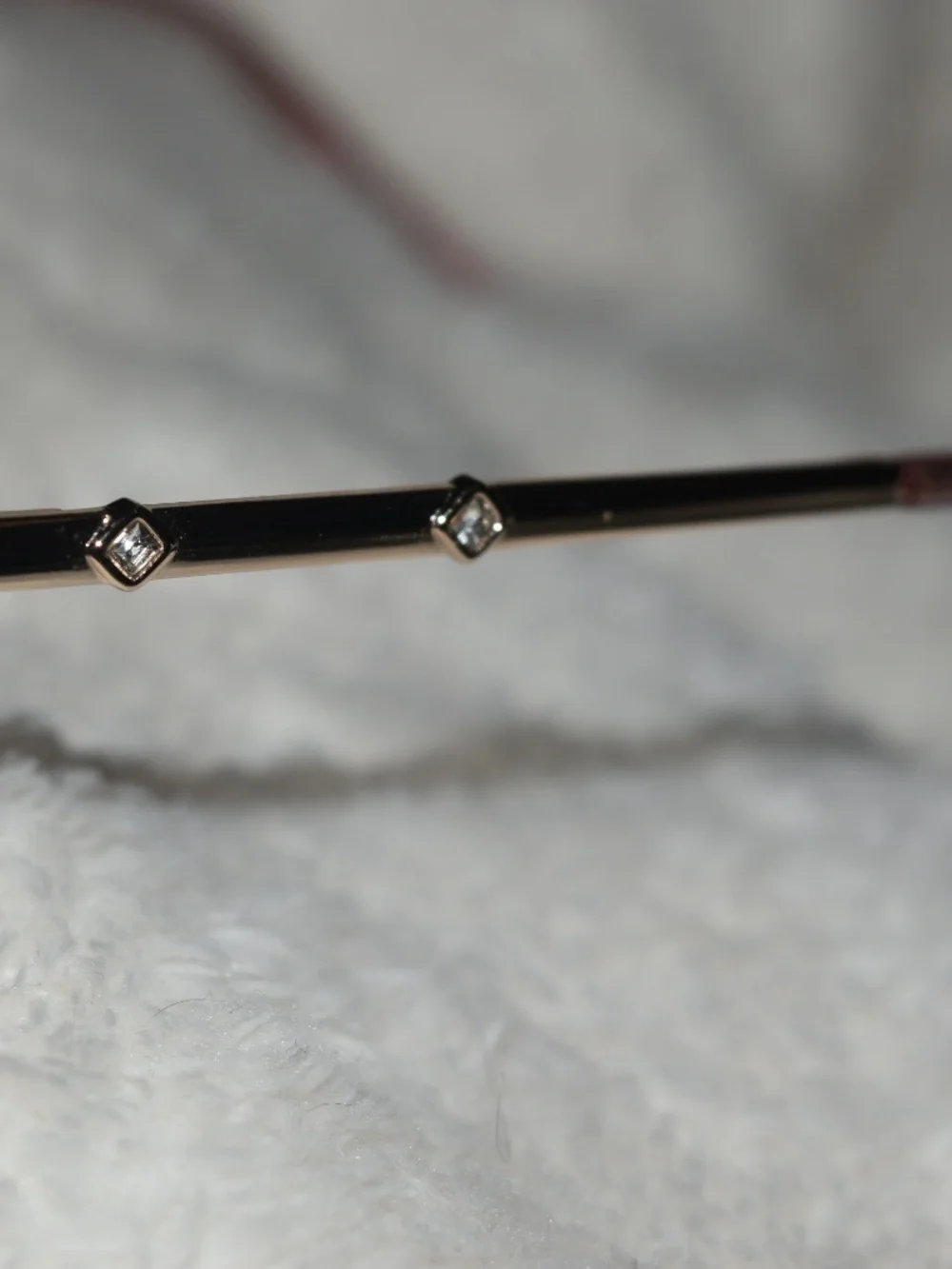 Pink Sunglasses with Decorative Stud Accent - Women's Accessories